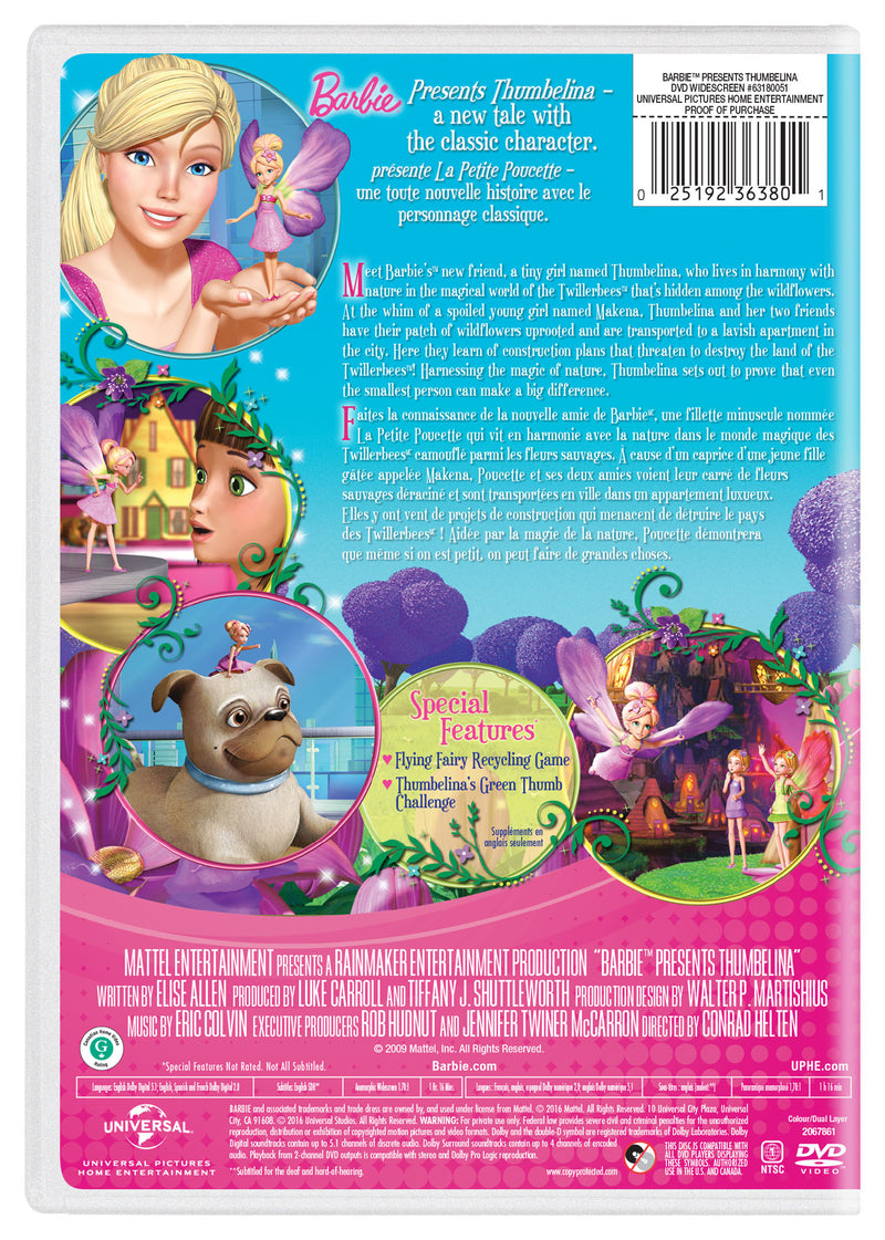 Barbie Presents Thumbelina [DVD]