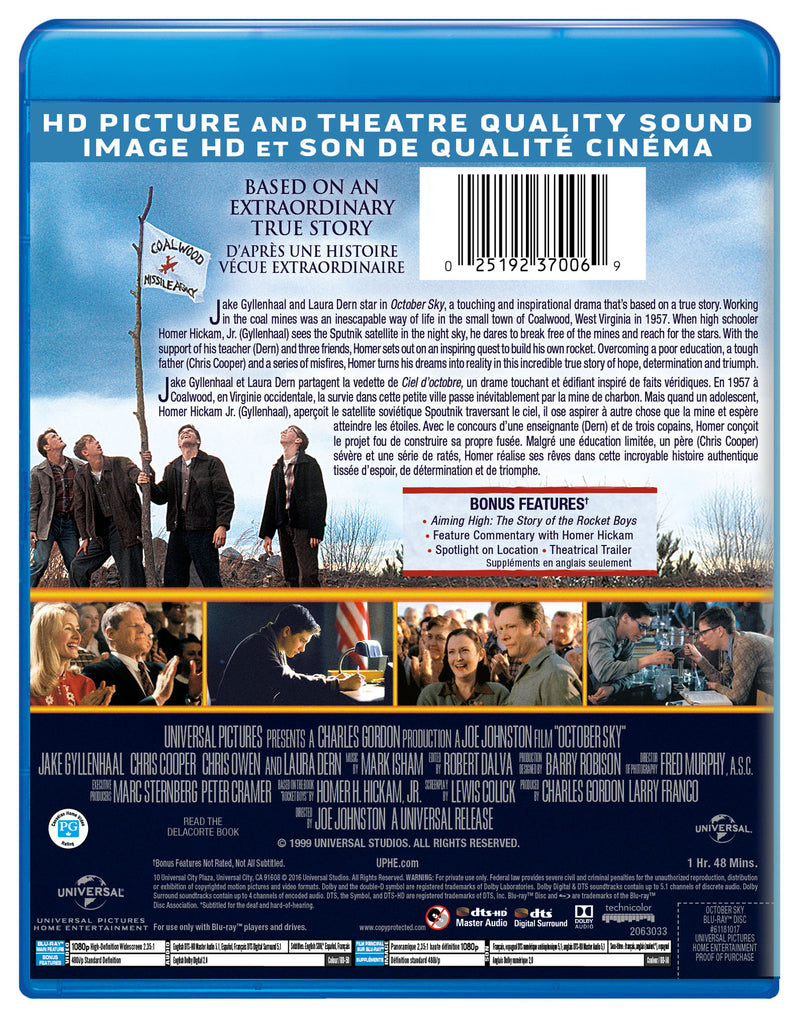 October Sky [Blu-Ray]
