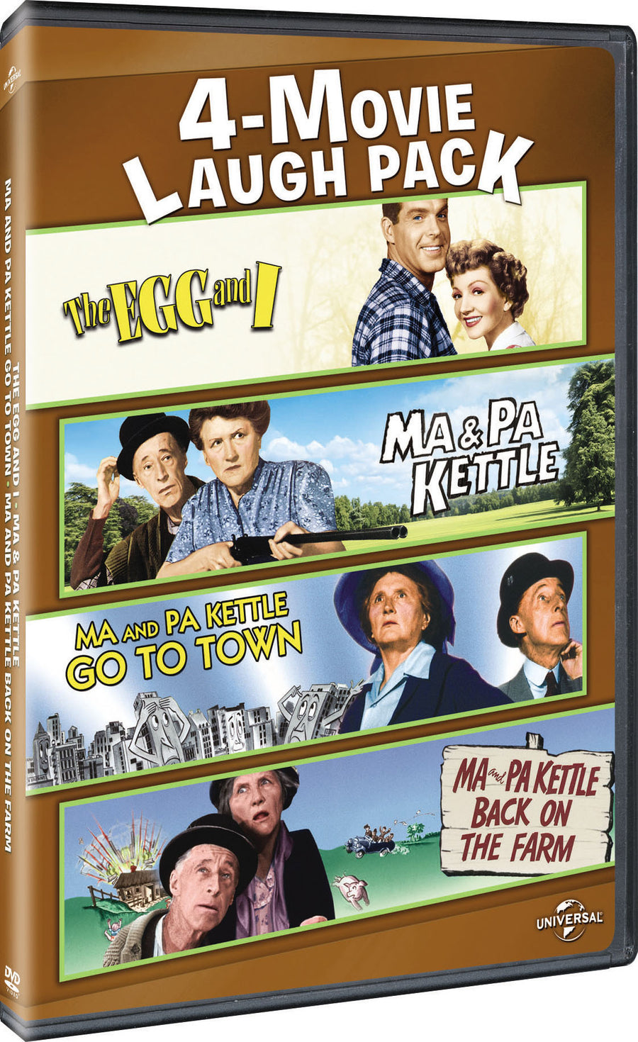 The Egg and I / Ma & Pa Kettle / Ma and Pa Kettle Go to Town / Ma and Pa Kettle Back on the Farm 4-Movie Laugh Pack [DVD]