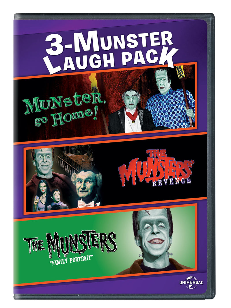 Munster, Go Home! / The Munsters' Revenge / The Munsters: Family Portrait 3-Munster Laugh Pack [DVD]