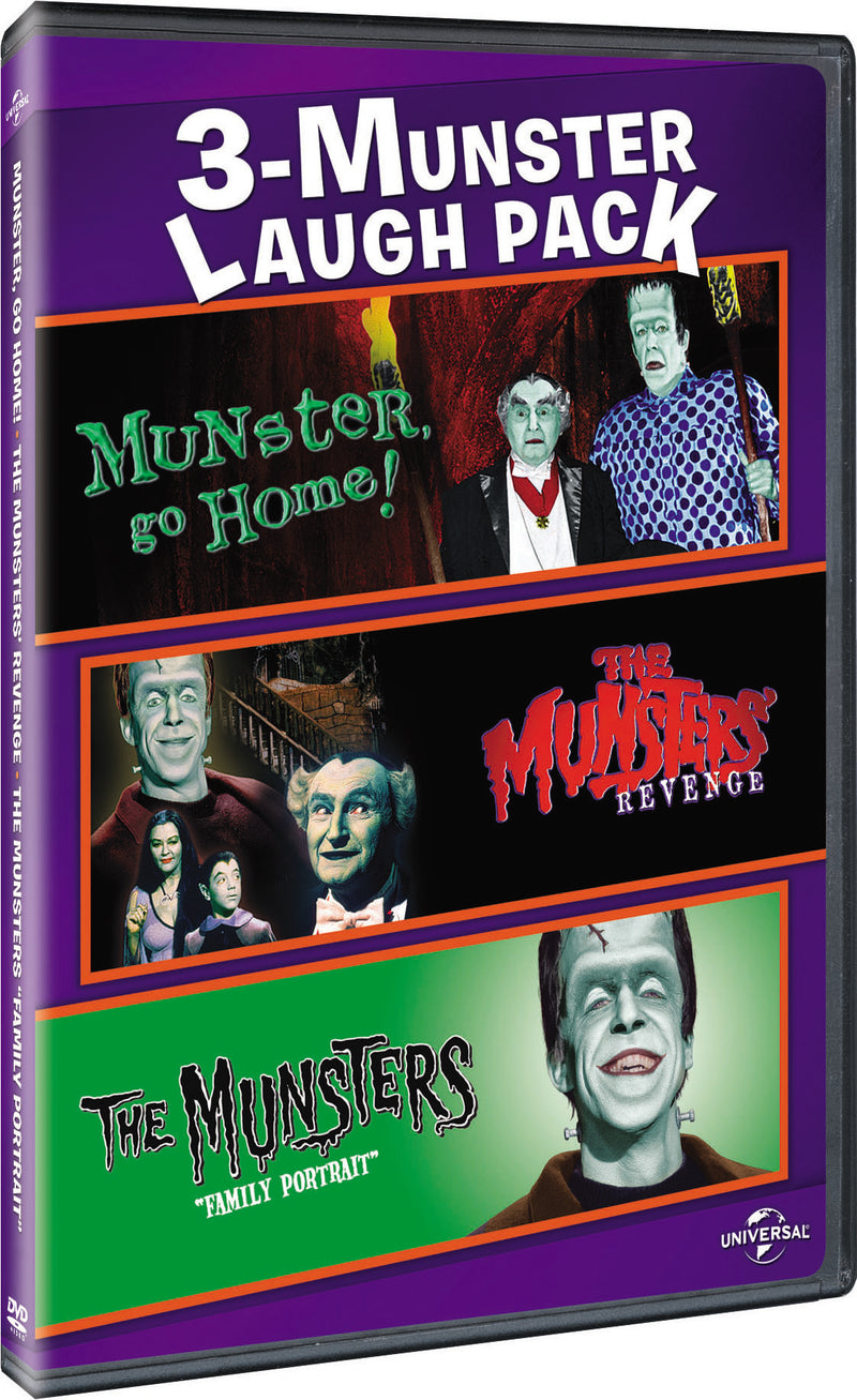 Munster, Go Home! / The Munsters' Revenge / The Munsters: Family Portrait 3-Munster Laugh Pack [DVD]