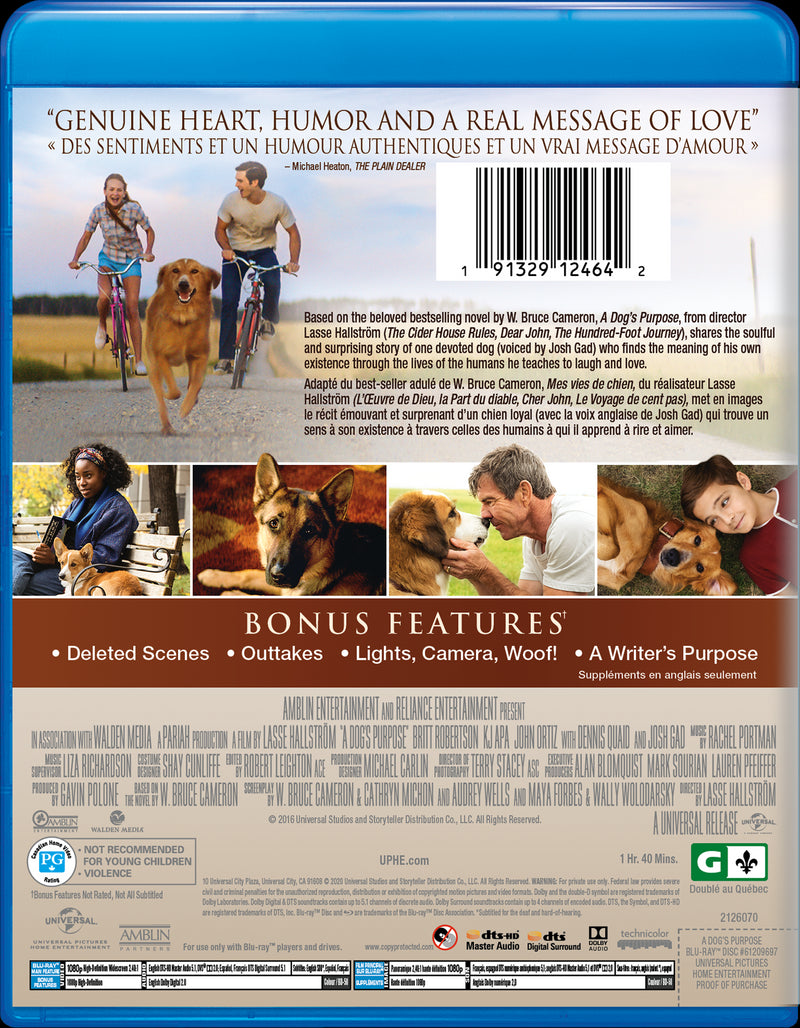 A Dog's Purpose [DVD]