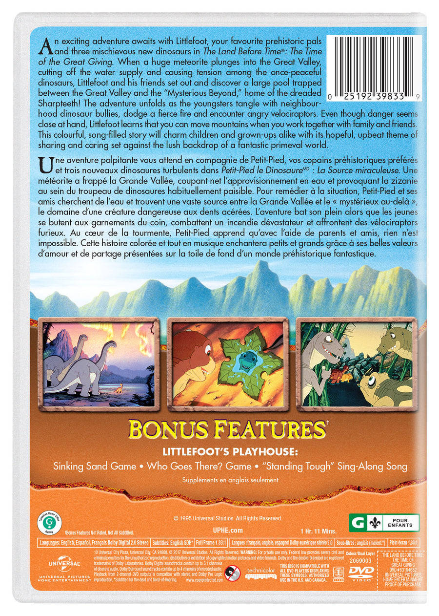 The Land Before Time: The Time of the Great Giving [DVD]