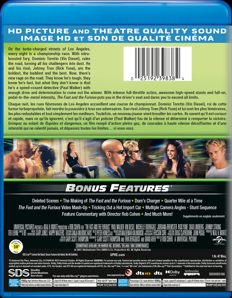 The Fast and the Furious [DVD]