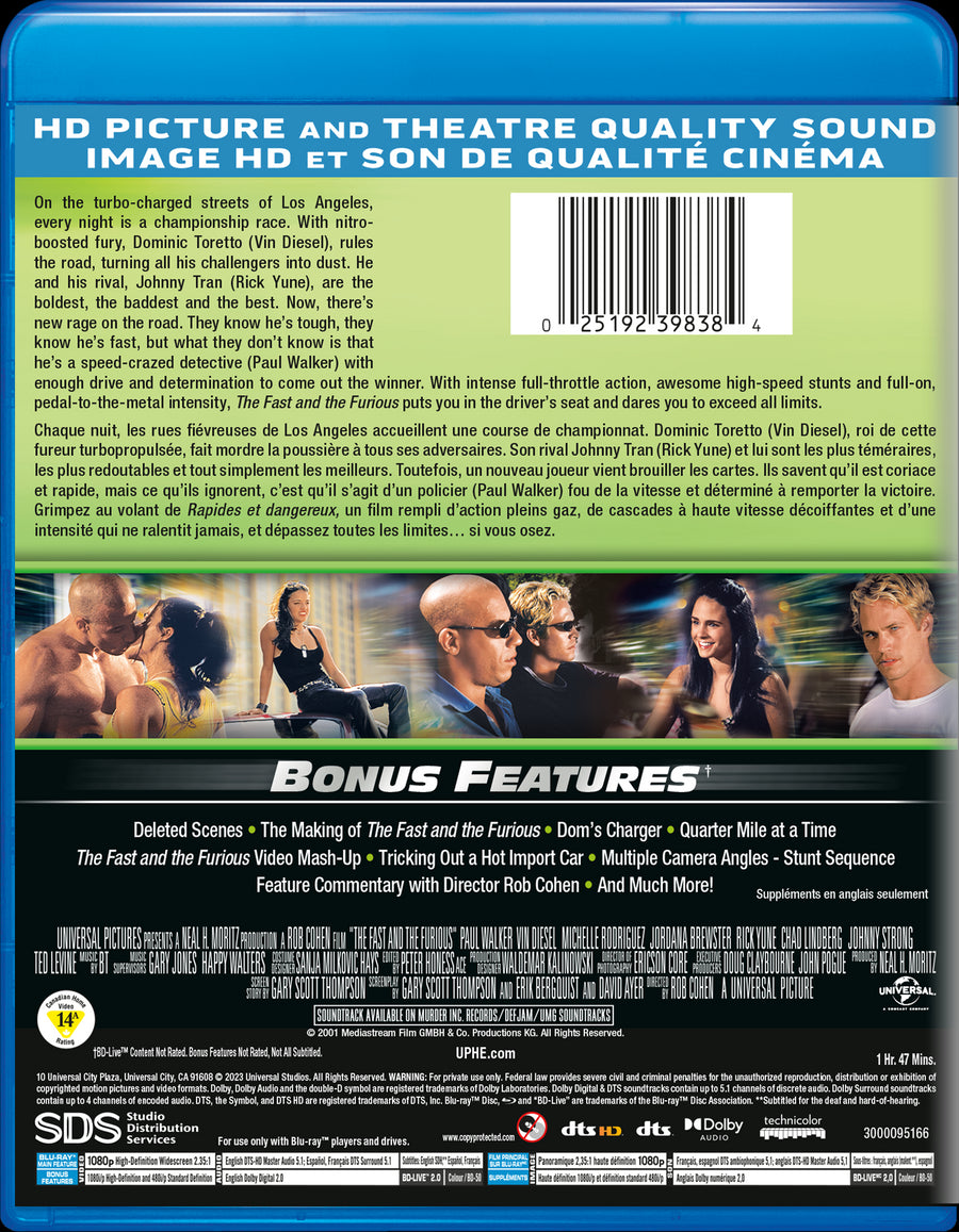 The Fast and the Furious [DVD]