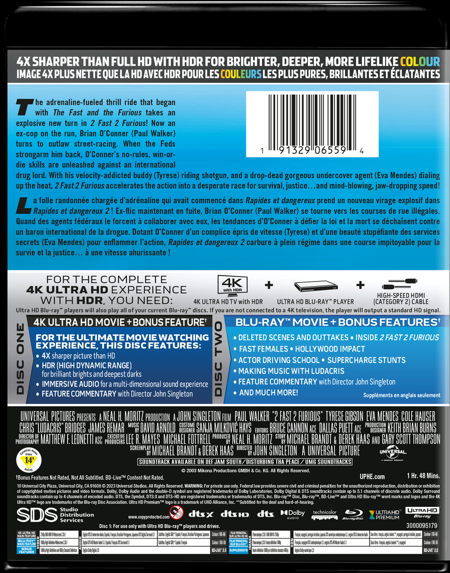 2 Fast 2 Furious [Blu-Ray]