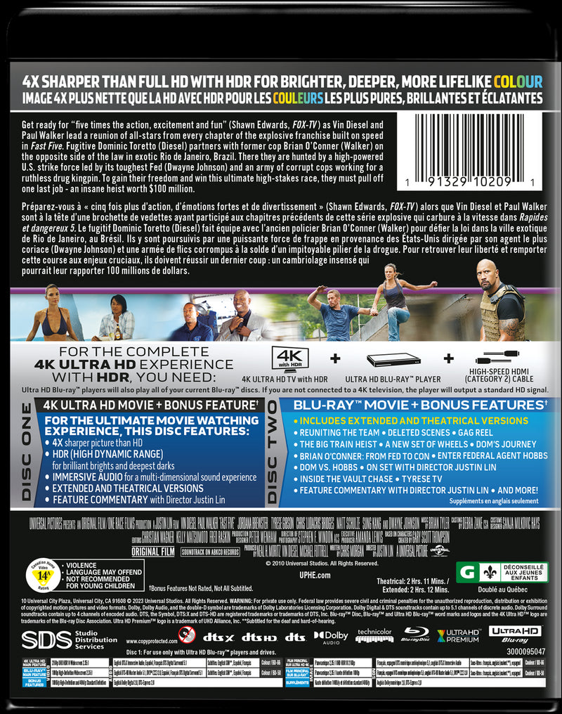 Fast Five [Blu-Ray]