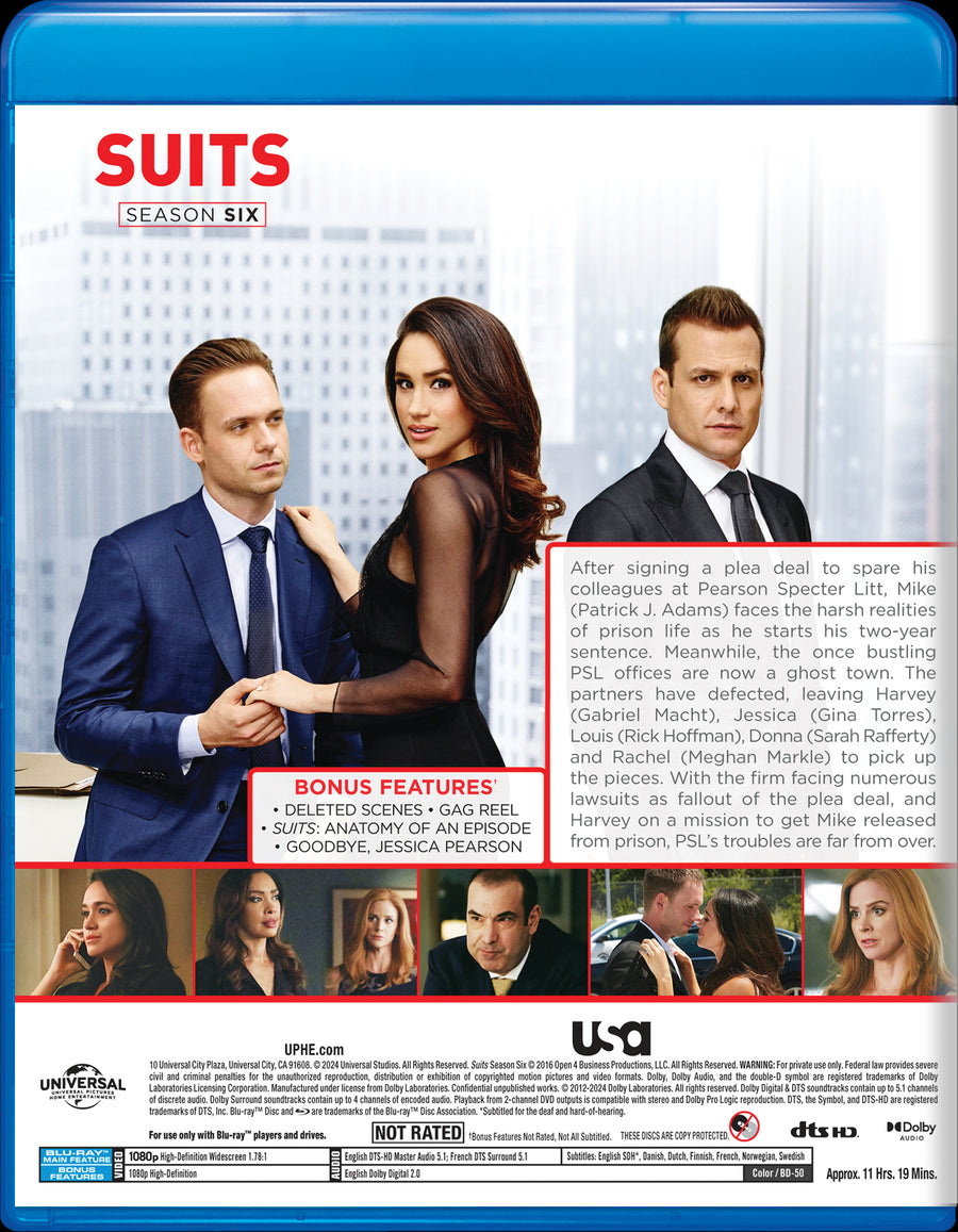 Suits: Season Six [DVD]