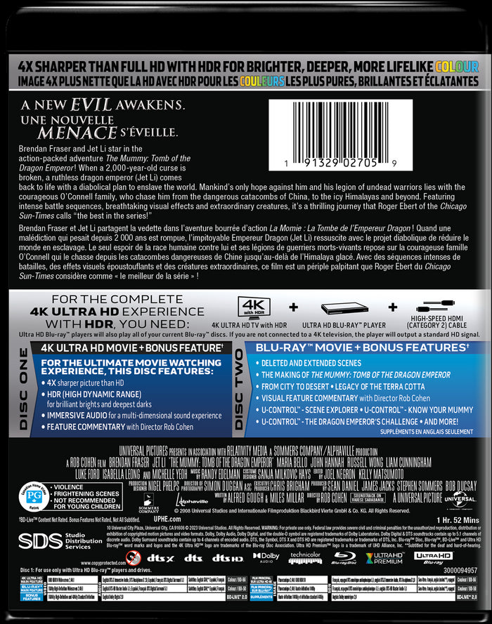 The Mummy: Tomb of the Dragon Emperor [Blu-Ray]