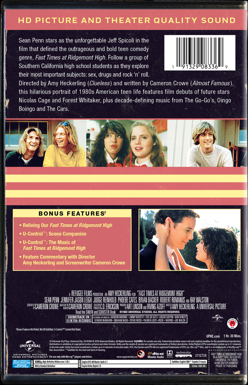 Fast Times at Ridgemont High (Special Edition) [DVD]