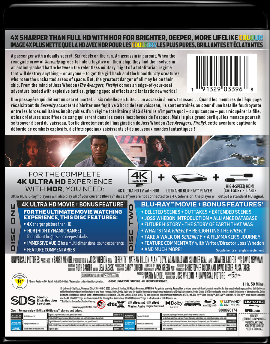 Serenity [DVD]