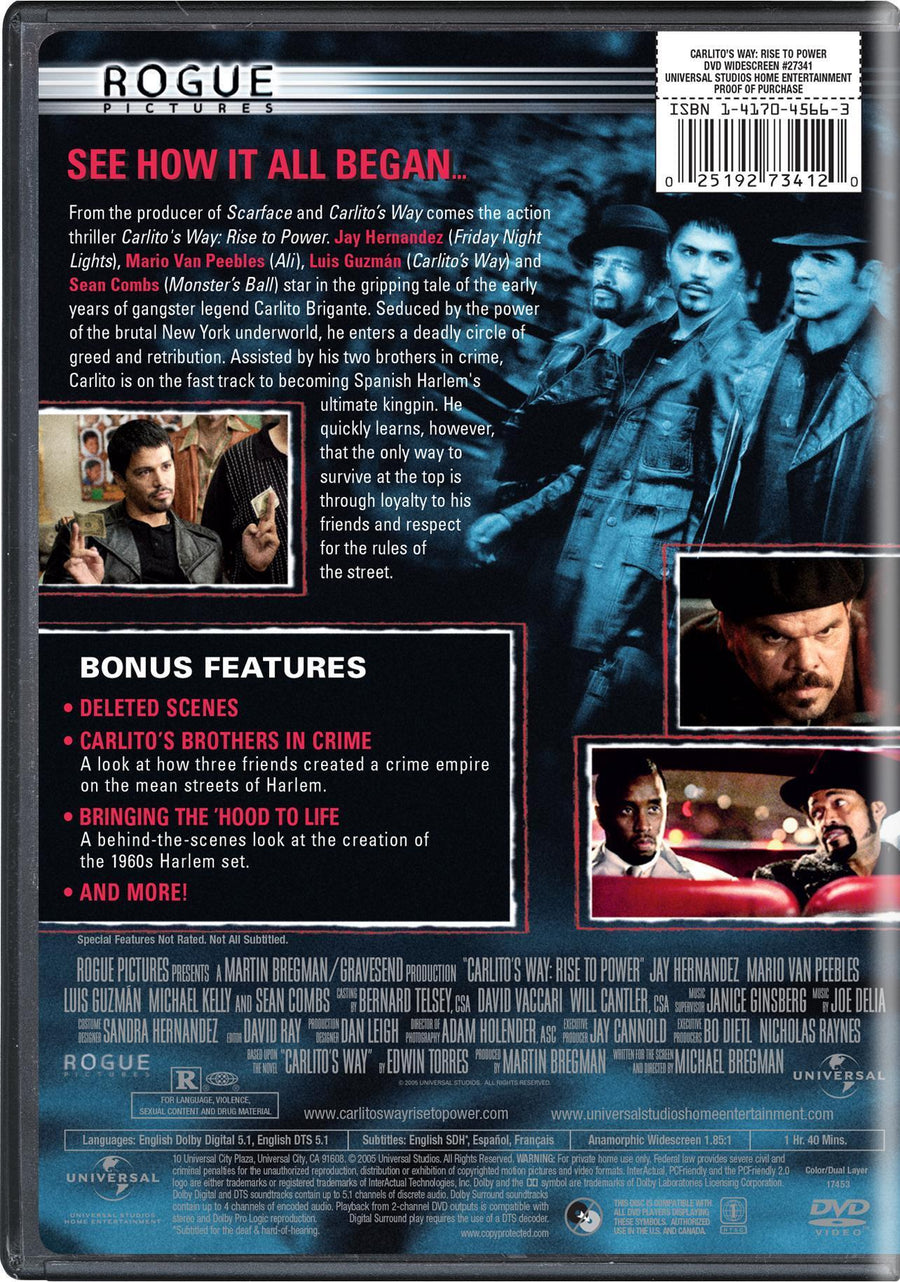 Carlito's Way: Rise to Power [DVD]