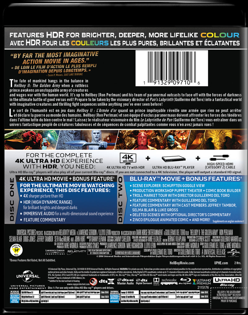 Hellboy 2 - The Golden Army [DVD]