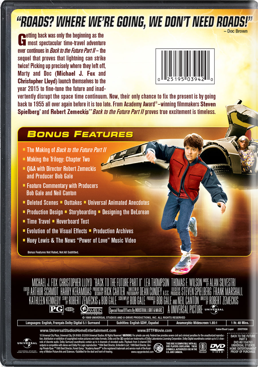 Back to the Future: Part 2 [DVD]