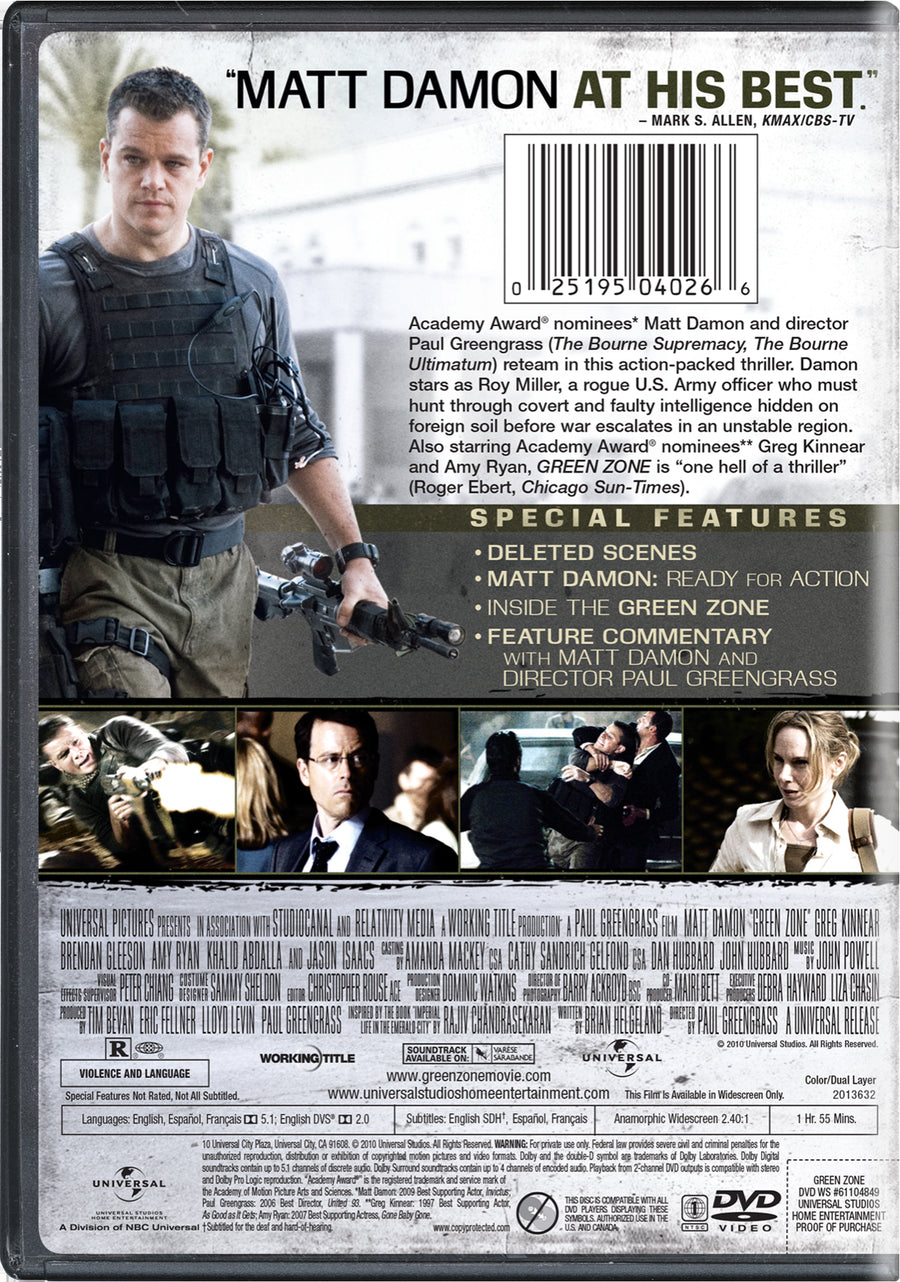 Green Zone [DVD]