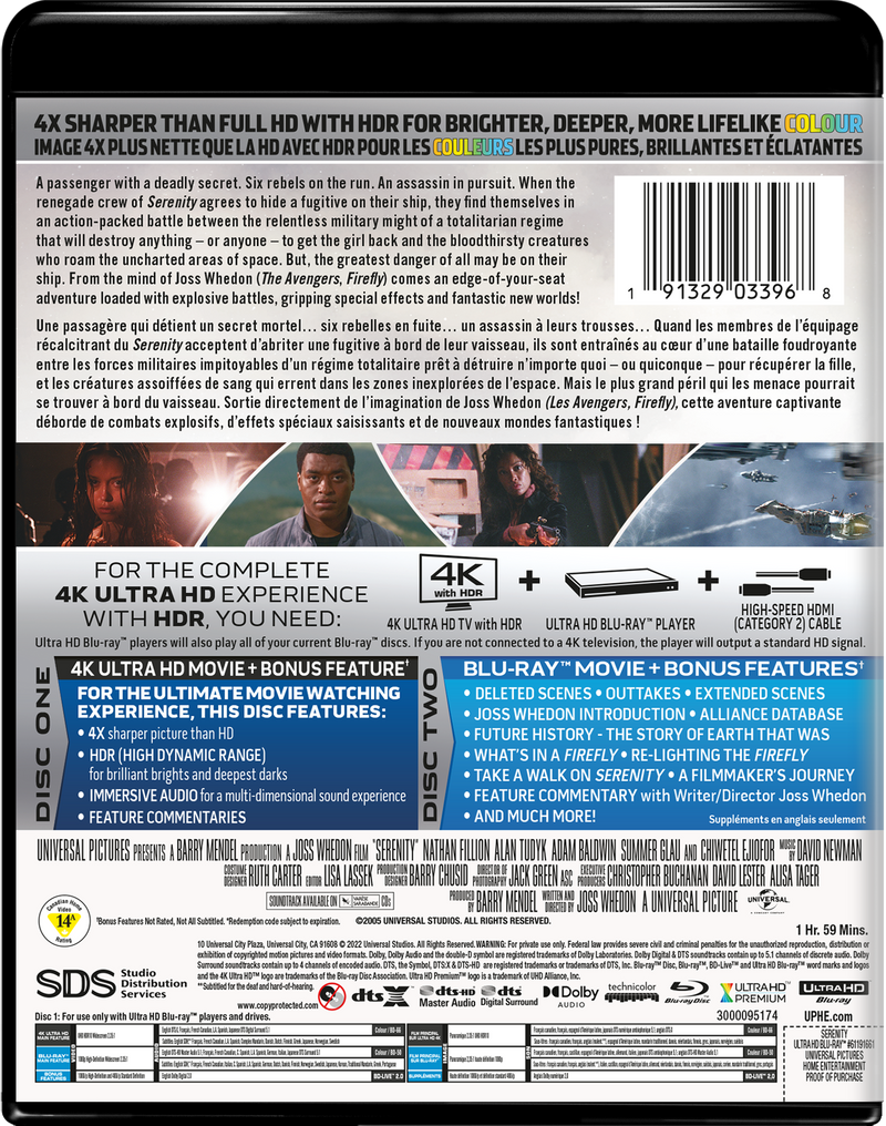 Serenity [Blu-ray]