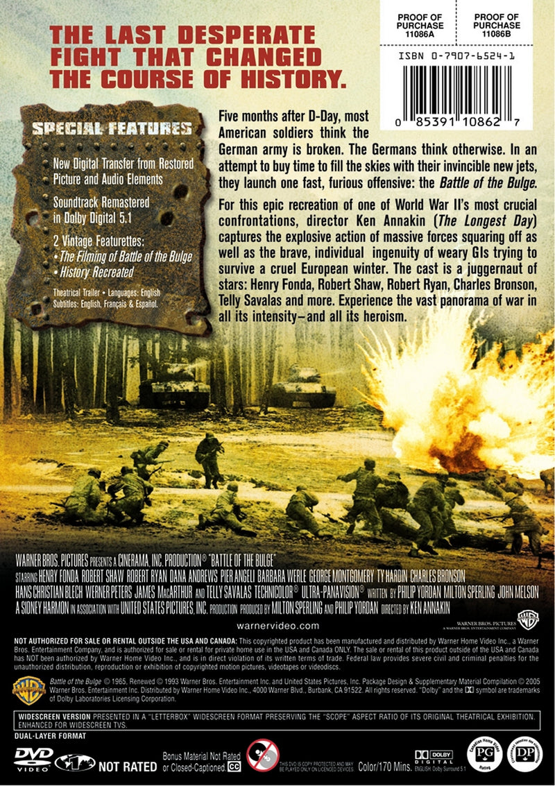 Battle of the Bulge [DVD]