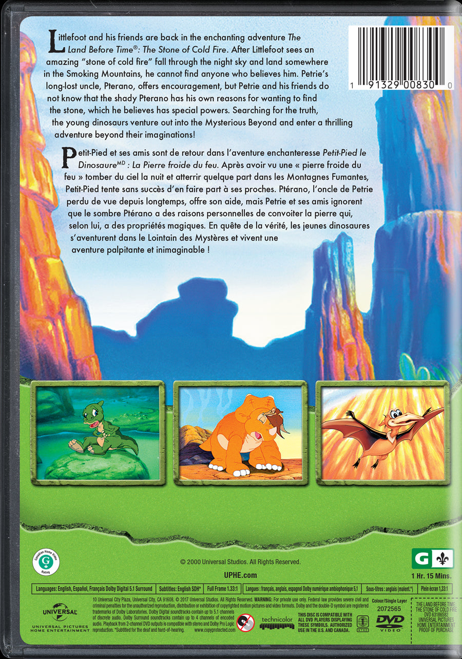 The Land Before Time: The Stone of Cold Fire [DVD]