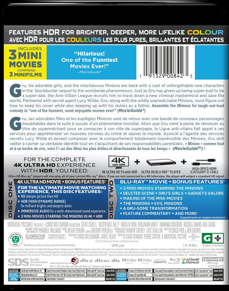 Despicable Me 2 (4K Ultra HD + Blu-ray) [UHD]