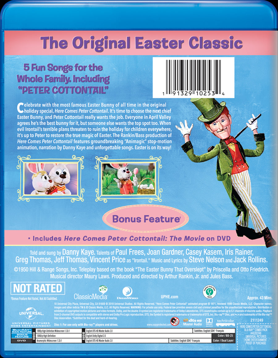 Here Comes Peter Cottontail [DVD]