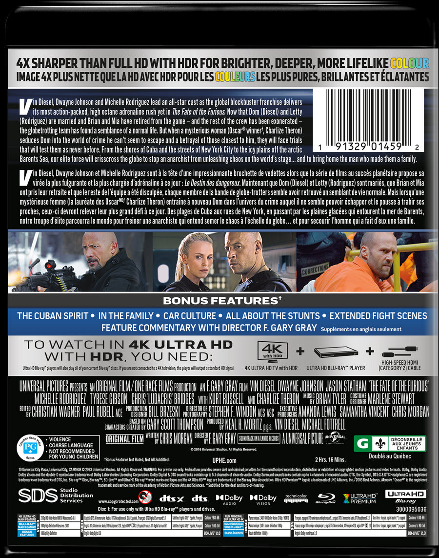 The Fate of the Furious (4K Ultra HD + Blu-ray) [UHD]