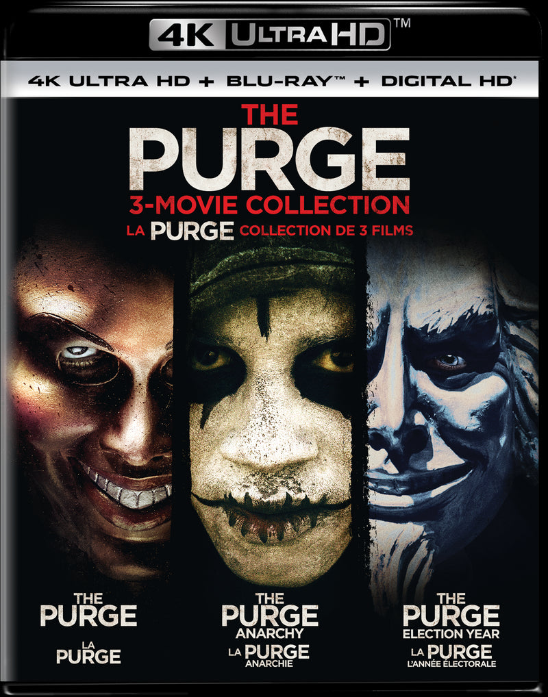 The Purge: 3-Movie Collection (4K Ultra HD + Blu-ray) [UHD]