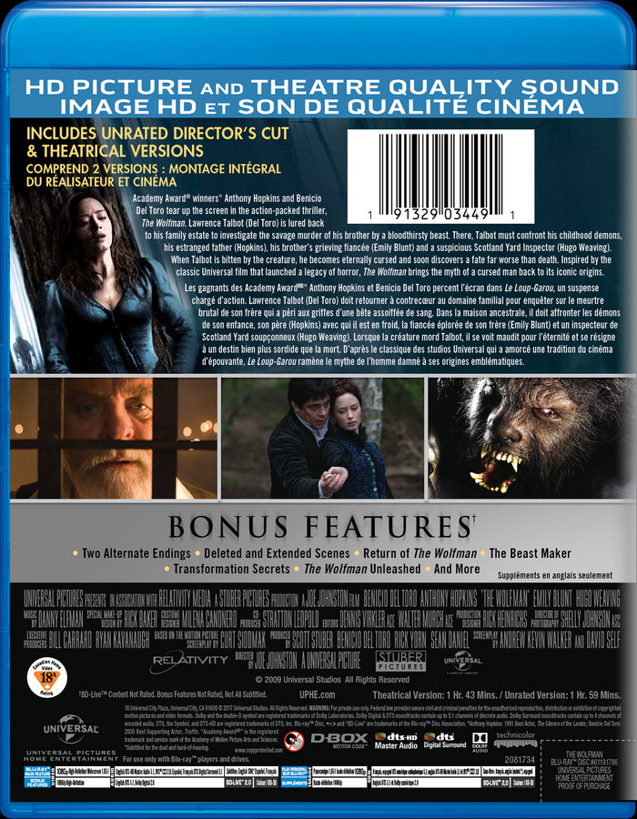 The Wolfman [Blu-Ray]