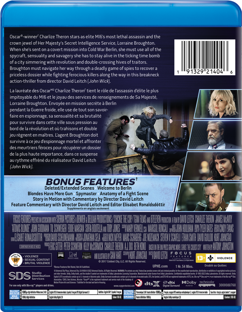 Atomic Blonde (4K Ultra HD + Blu-ray) [UHD]