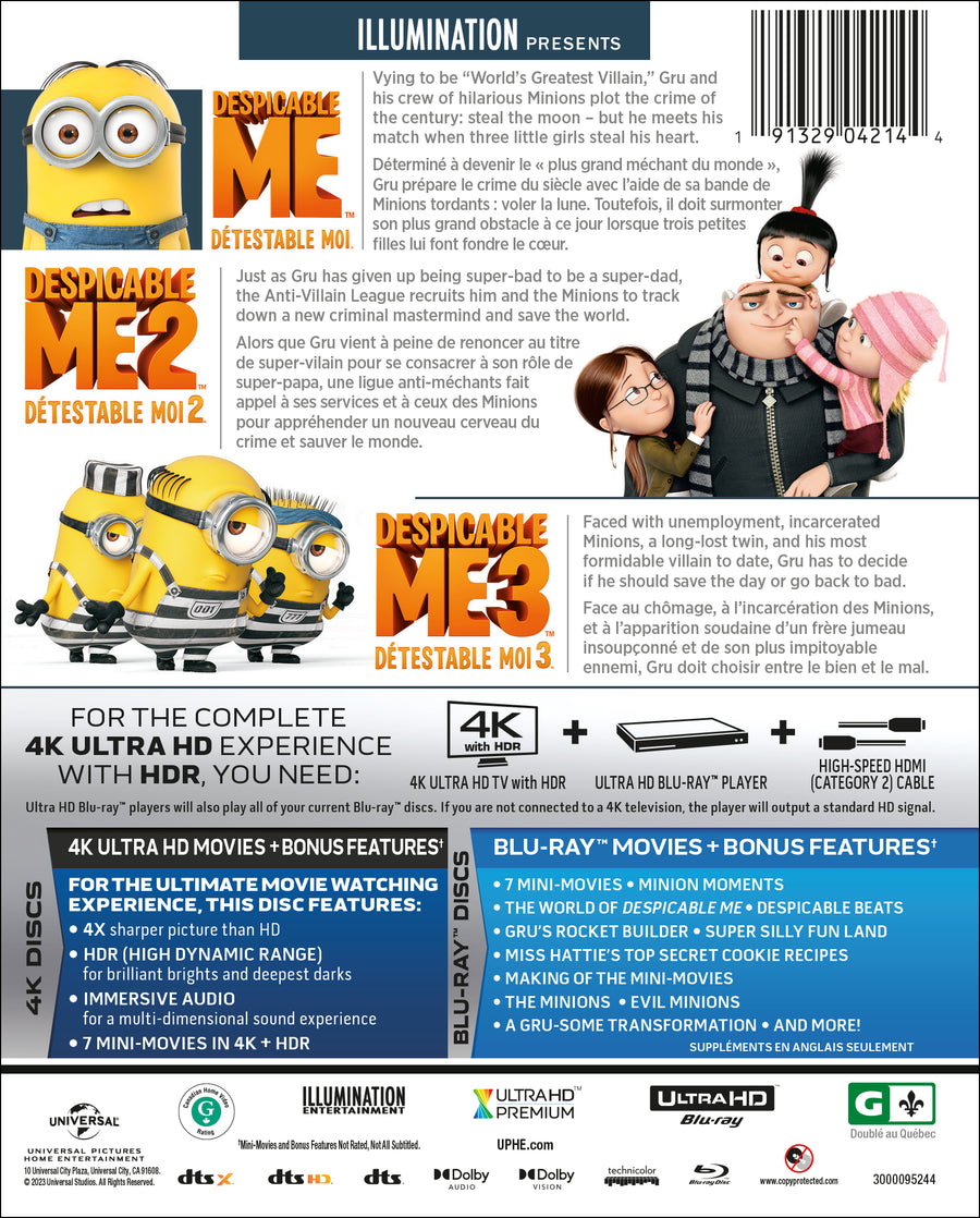 Illumination Presents: 3-Movie Collection (Blu-ray + DVD) [Blu-Ray]