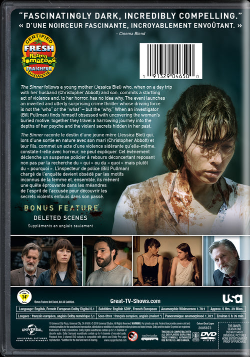 The Sinner: Season One [DVD]