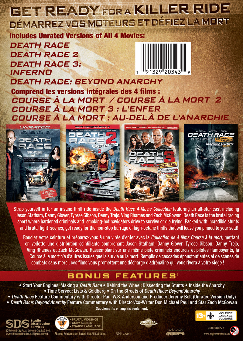 Death Race: 4-Movie Collection [DVD]