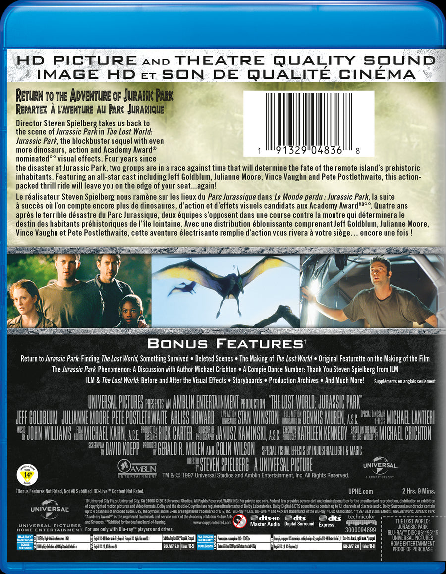 The Lost World: Jurassic Park [DVD]