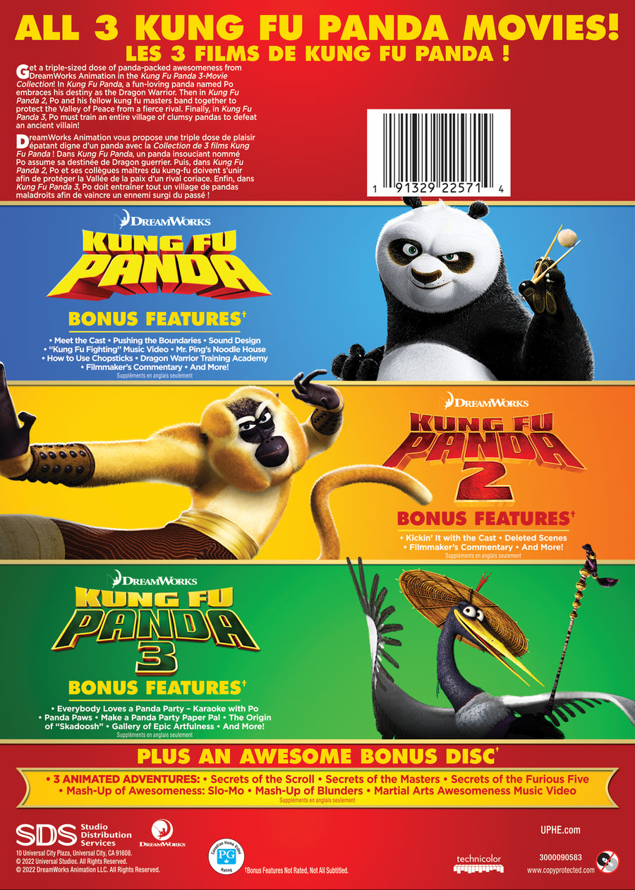 Kung Fu Panda: 3-Movie Collection [Blu-Ray]