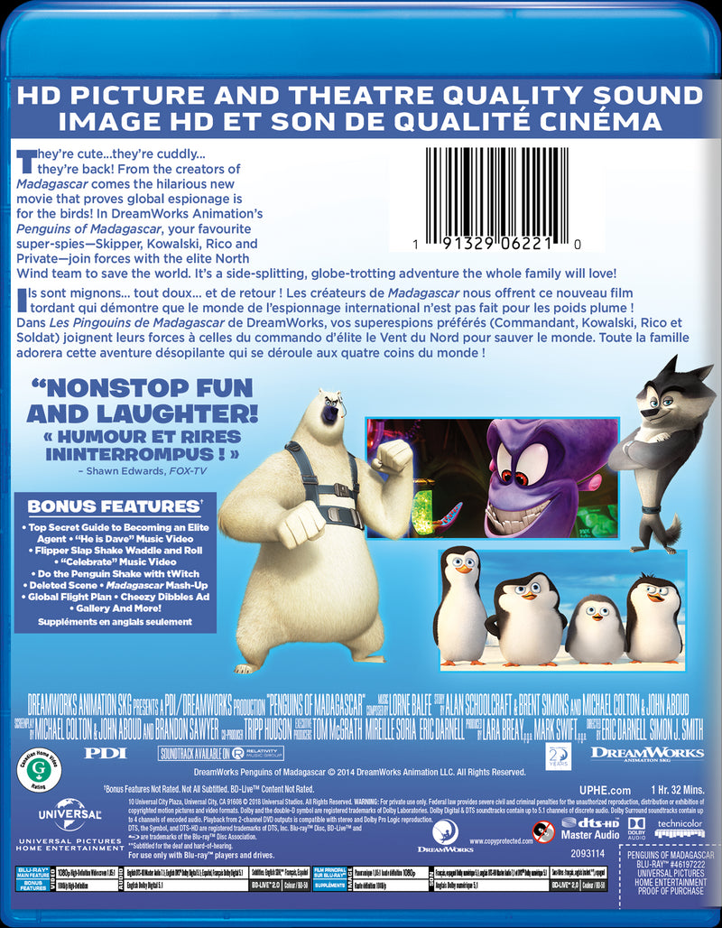 Penguins of Madagascar [Blu-Ray]