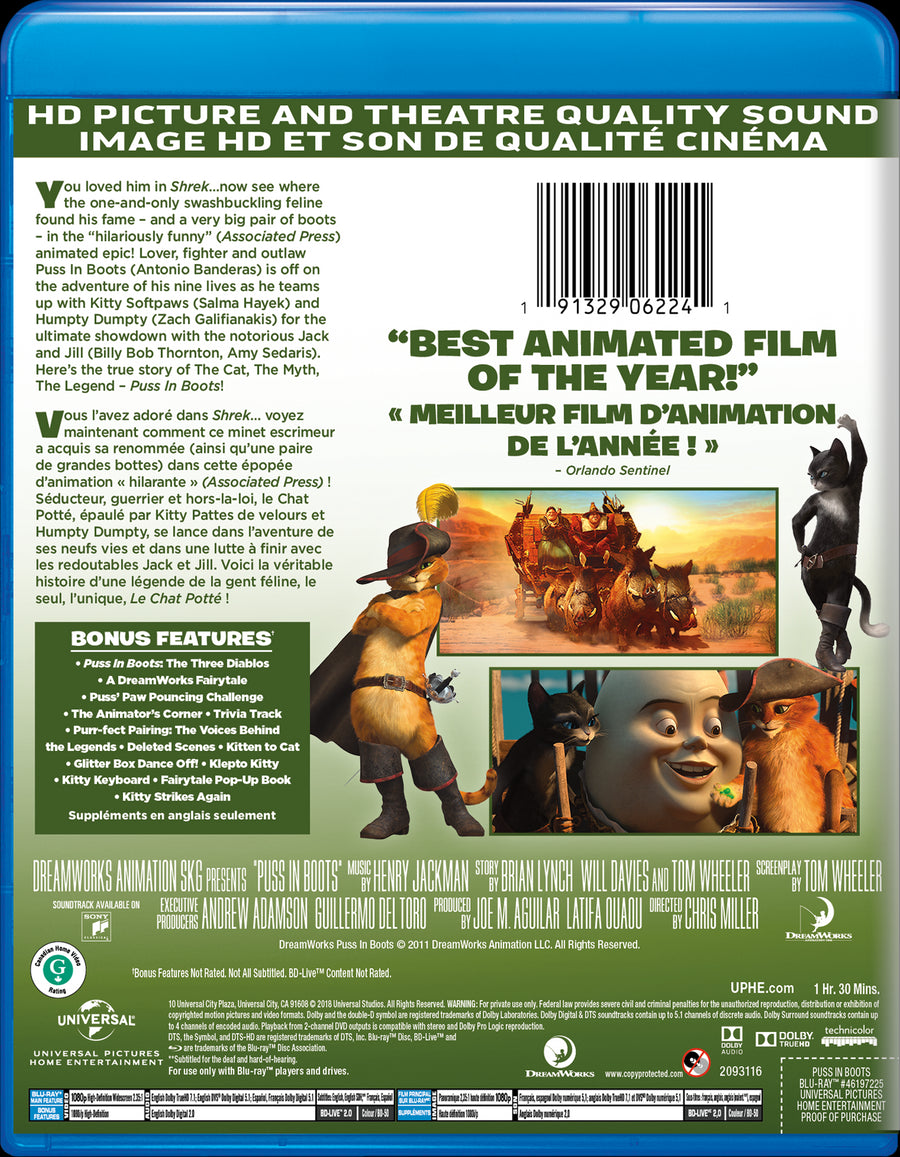 Puss in Boots [Blu-Ray]