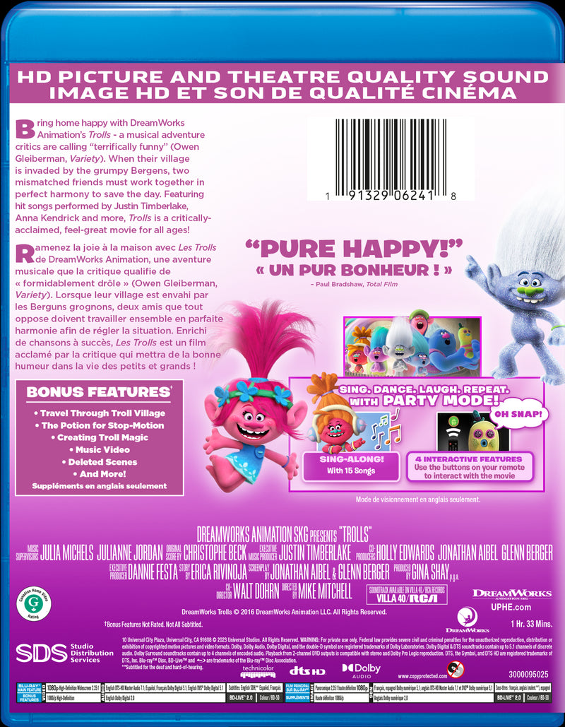 Trolls [Blu-Ray]