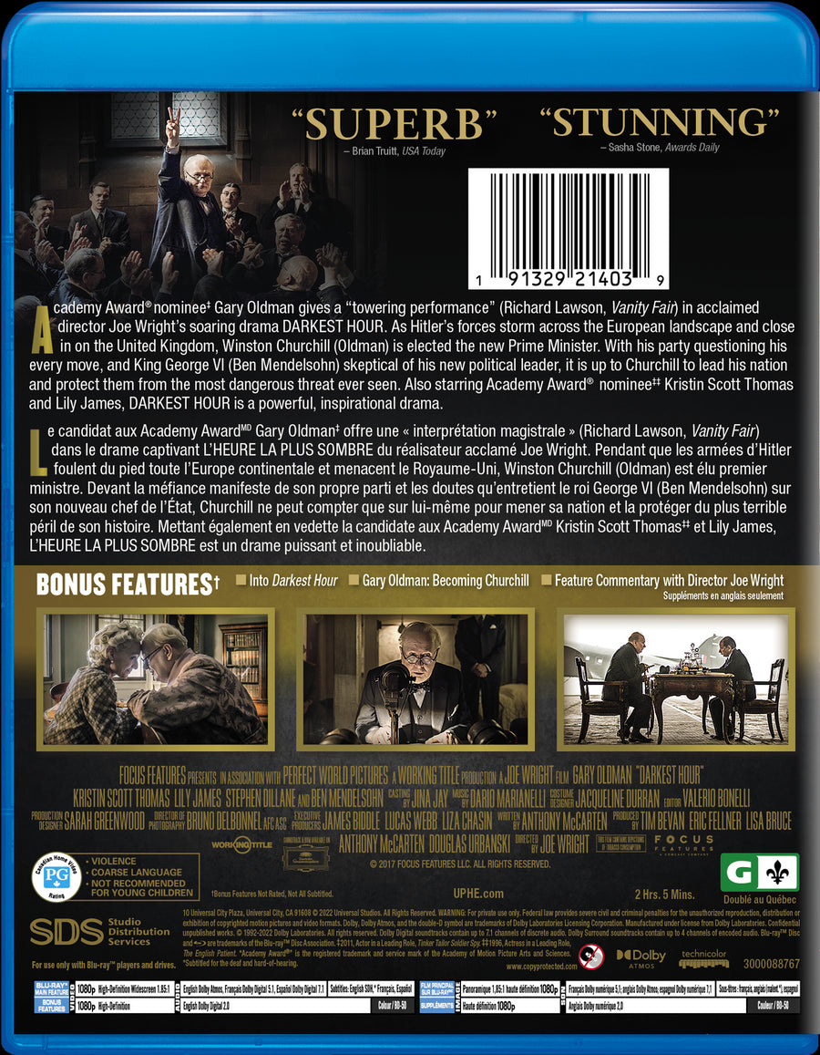 Darkest Hour (4K Ultra HD + Blu-ray) [UHD]