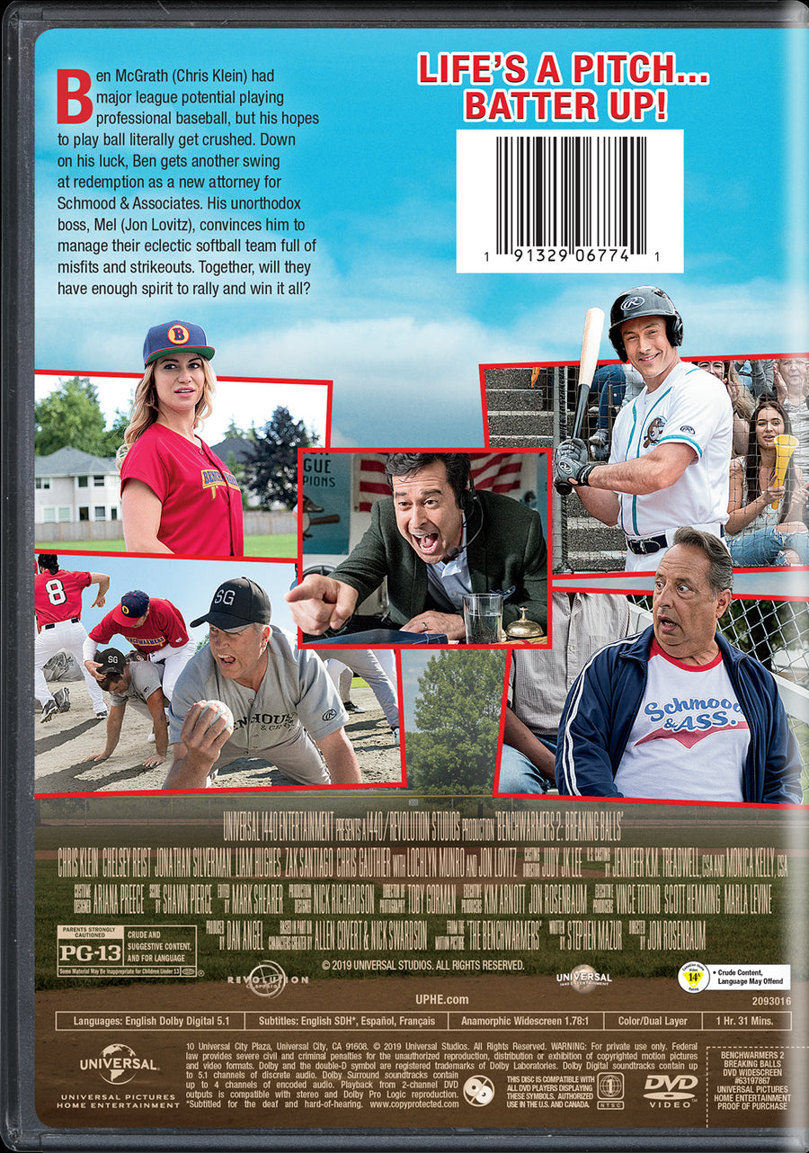 Benchwarmers 2:  Breaking Balls [DVD]