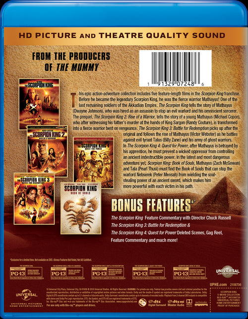 The Scorpion King: 5-Movie Collection [Blu-Ray]