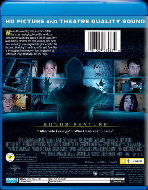 Unfriended: Dark Web [DVD]