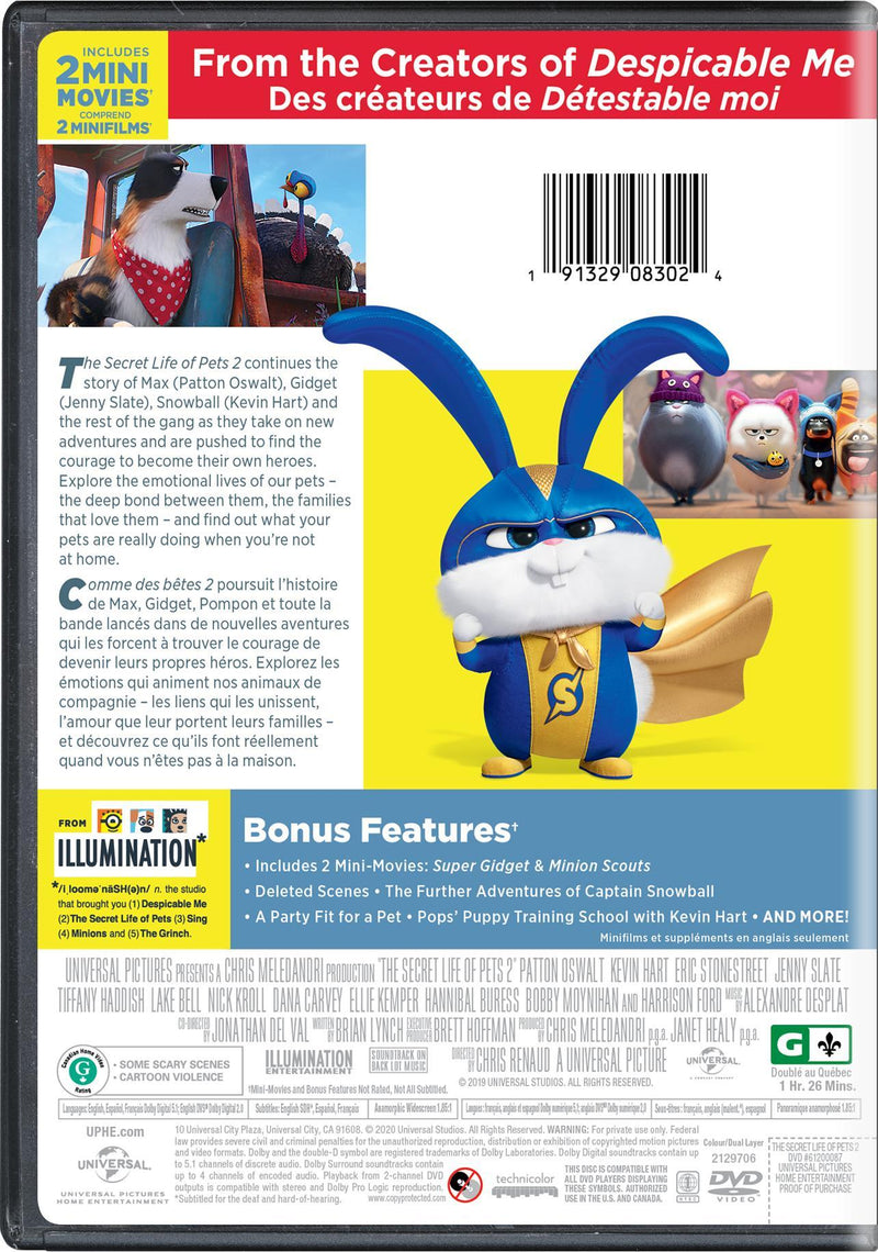 The Secret Life of Pets 2 [DVD]