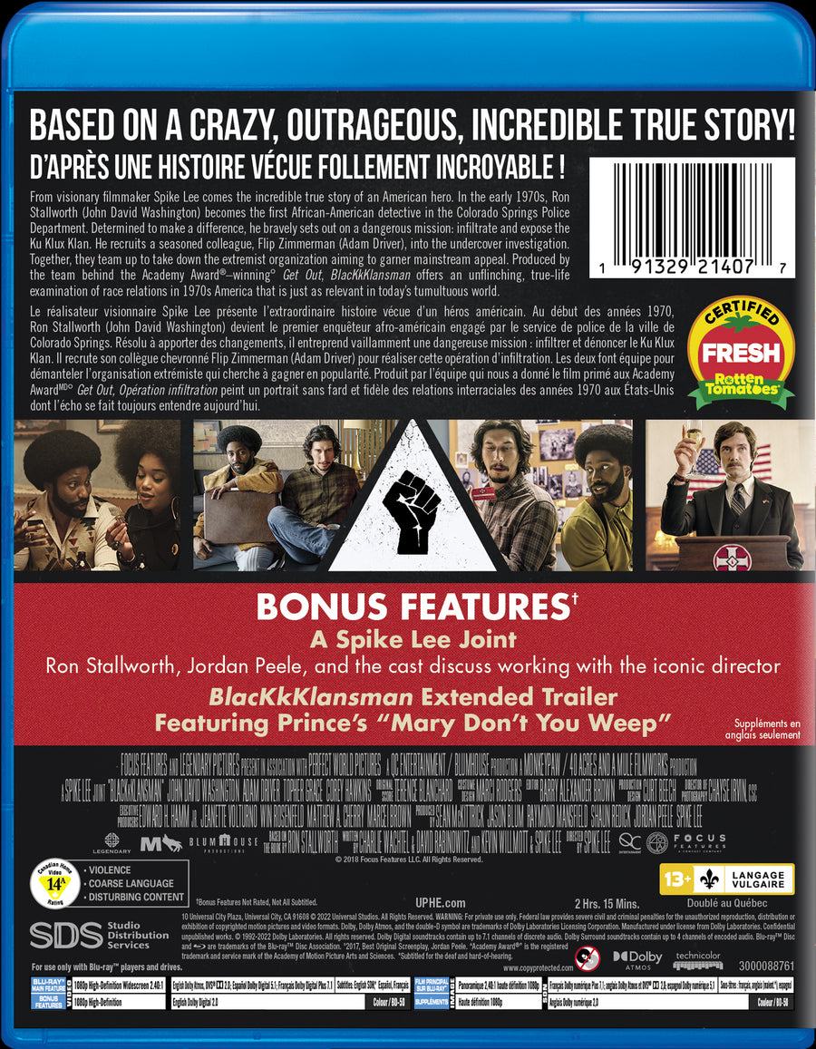 BlacKkKlansman (4K Ultra HD + Blu-ray) [UHD]