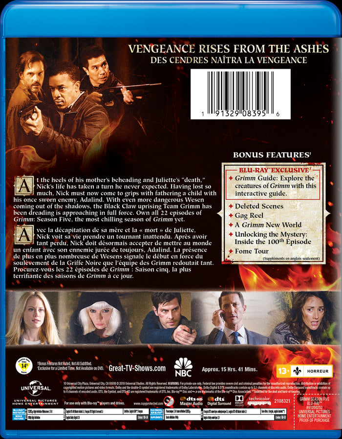 Grimm: Season Five [Blu-Ray]