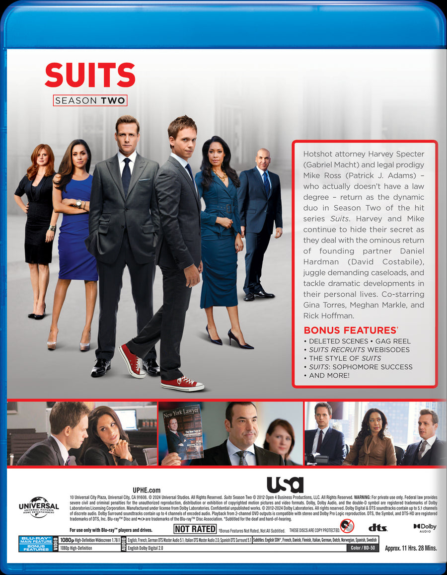 Suits: Season Two [DVD]