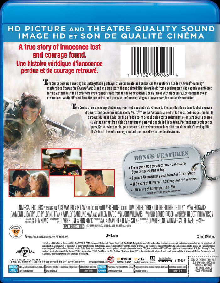 Born on the Fourth of July [Blu-Ray]
