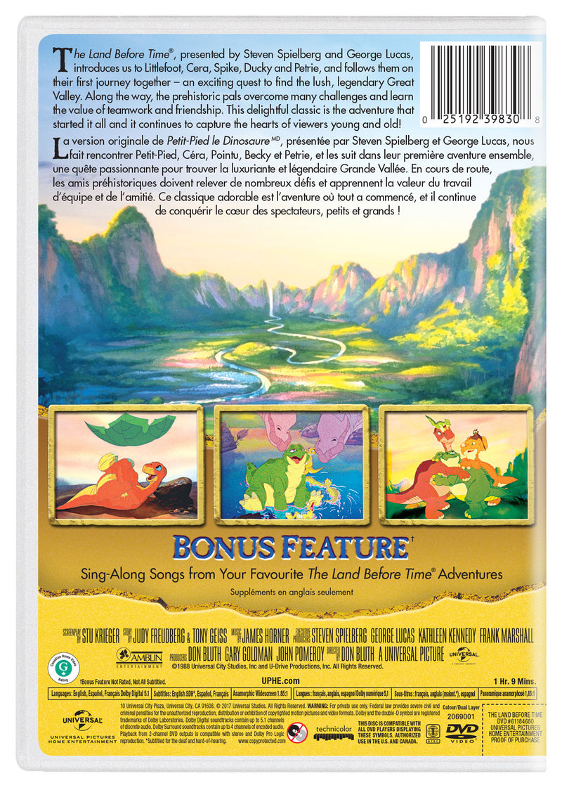 The Land Before Time [Blu-Ray]