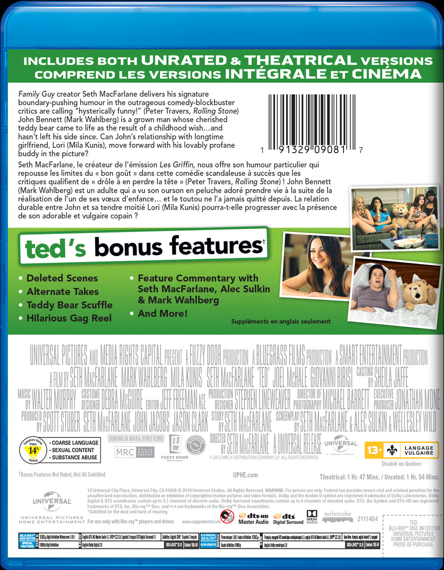 Ted [Blu-Ray]