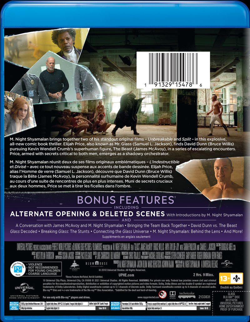 Glass (4K Ultra HD + Blu-ray) [UHD]