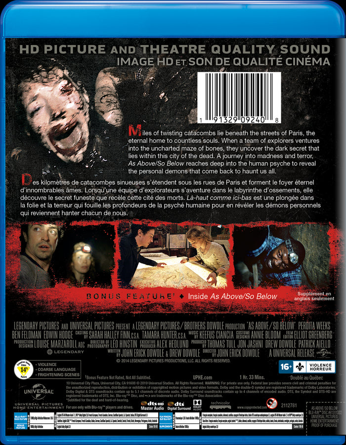 As Above, So Below [Blu-Ray]