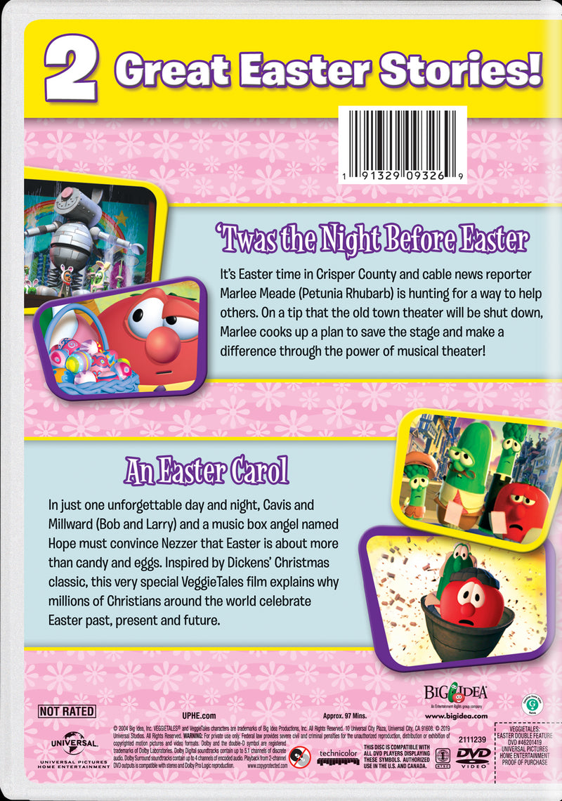 VeggieTales Easter Double Feature: 'Twas the Night Before Easter / An Easter Carol [DVD]